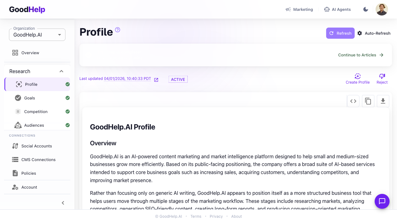 Marketing Profile 1280X720